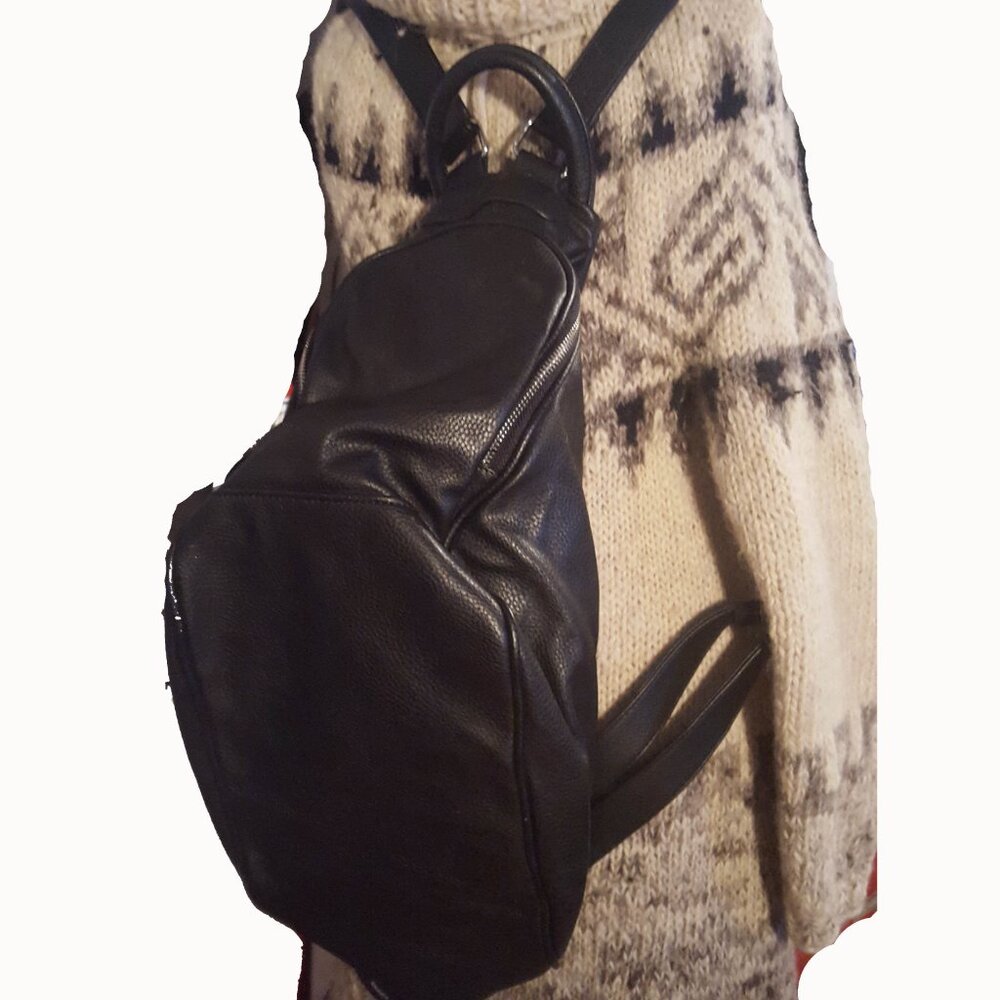 Black backpack or over the sholder bag